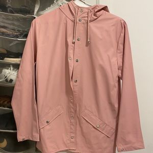 Rains pink raincoat